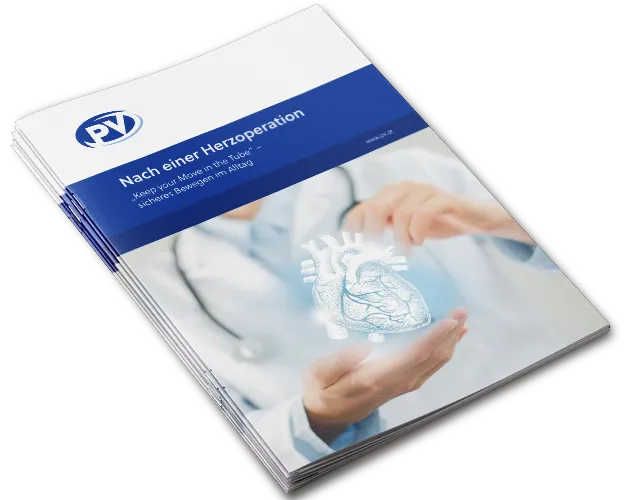 Titelbild der Broschüre: Nach einer Herzoperation